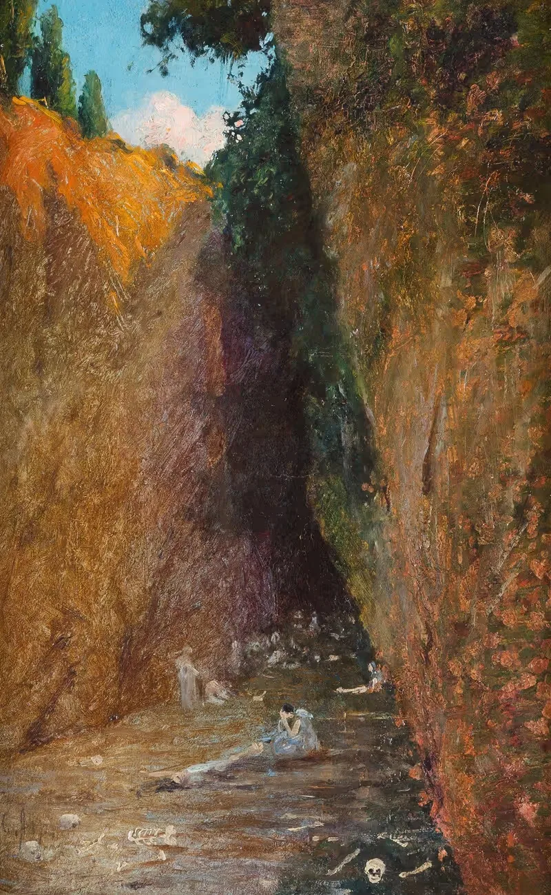 В каньоне by Карл Арп — digital art print download