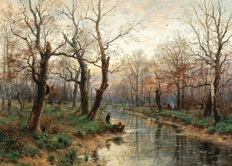 A Scene at Dusk in Late Autumn — Hugo Darnaut