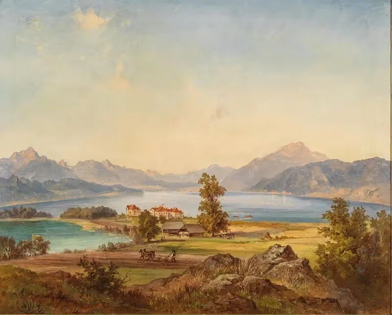 A Scene by Lake Millstättersee, Carinthia — Jakob Canciani
