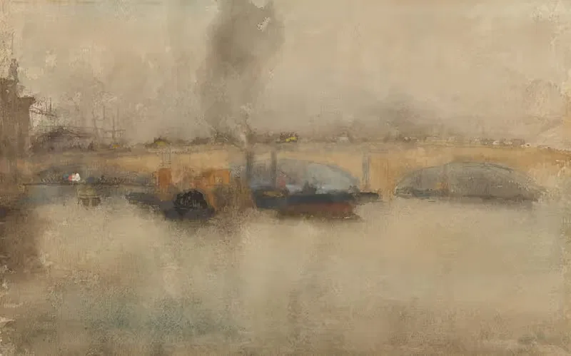 London Bridge by James Abbott McNeill Whistler, 1881 — digital art print download
