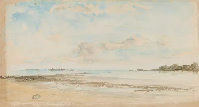 Note in Blue and Opal–Jersey by James Abbott McNeill Whistler, 1881 — digital art print download