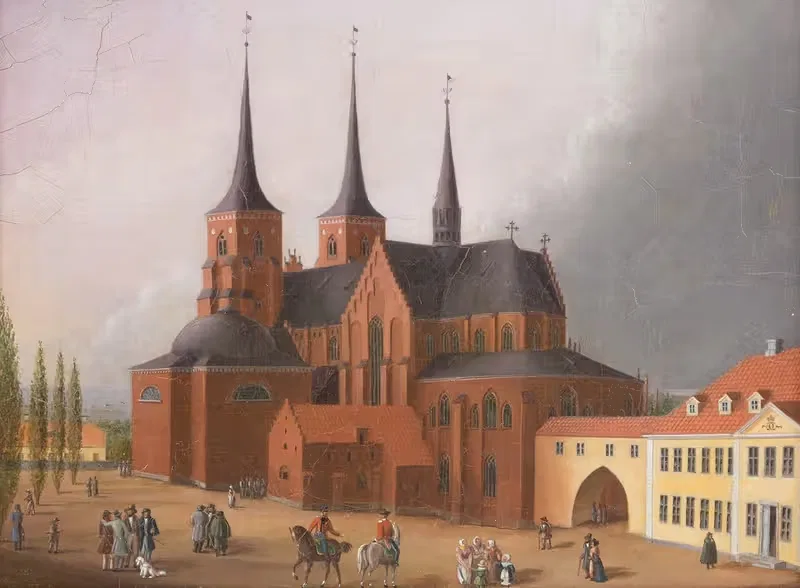 Роскилле собор by Иоганн Карл Шульц, 1841 — digital art print download