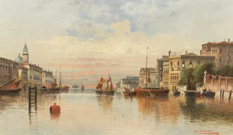 Venice, a View of a Canal — Karl Kaufmann