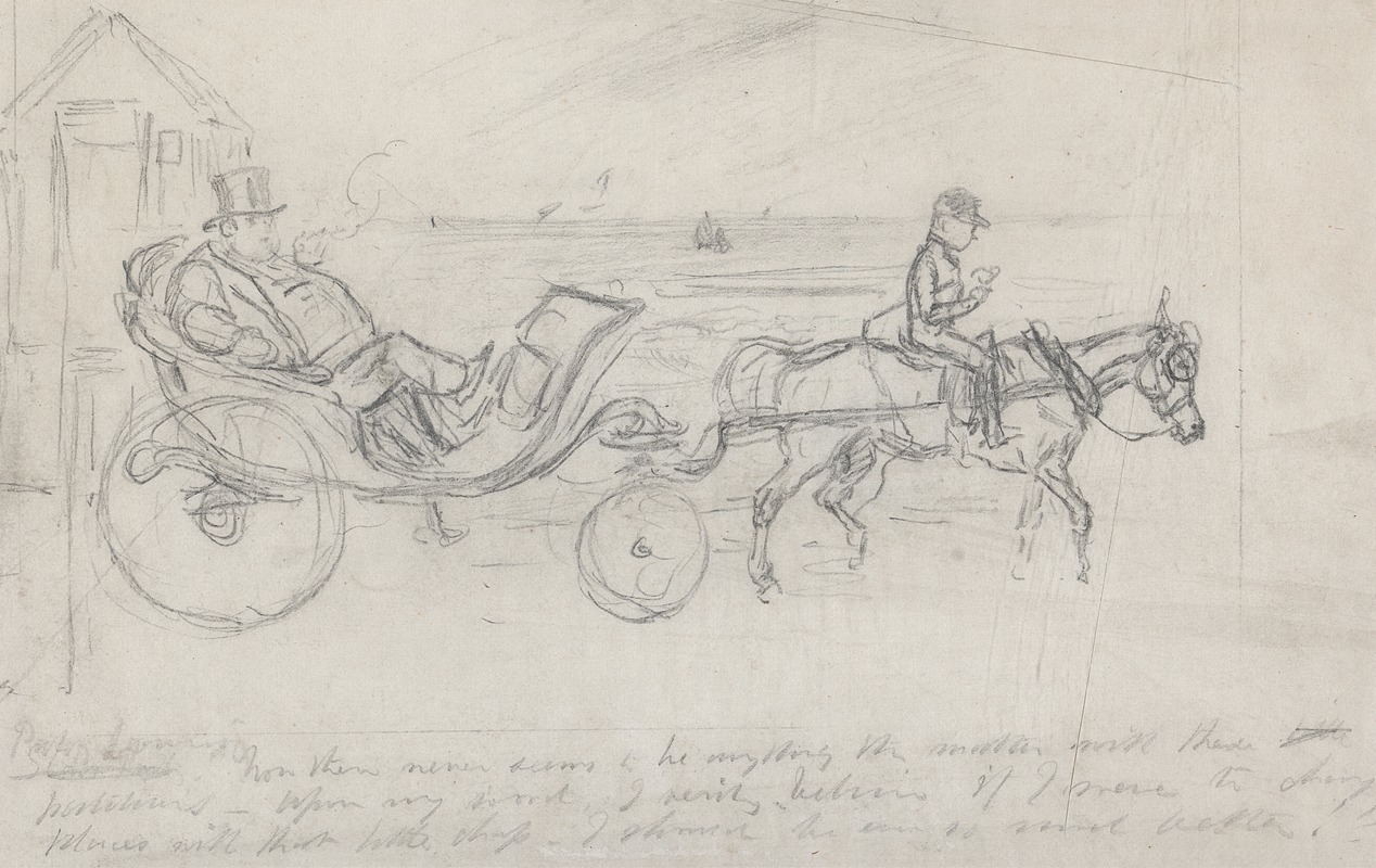 A Jockey-Cart by Джон Лич — digital art print download