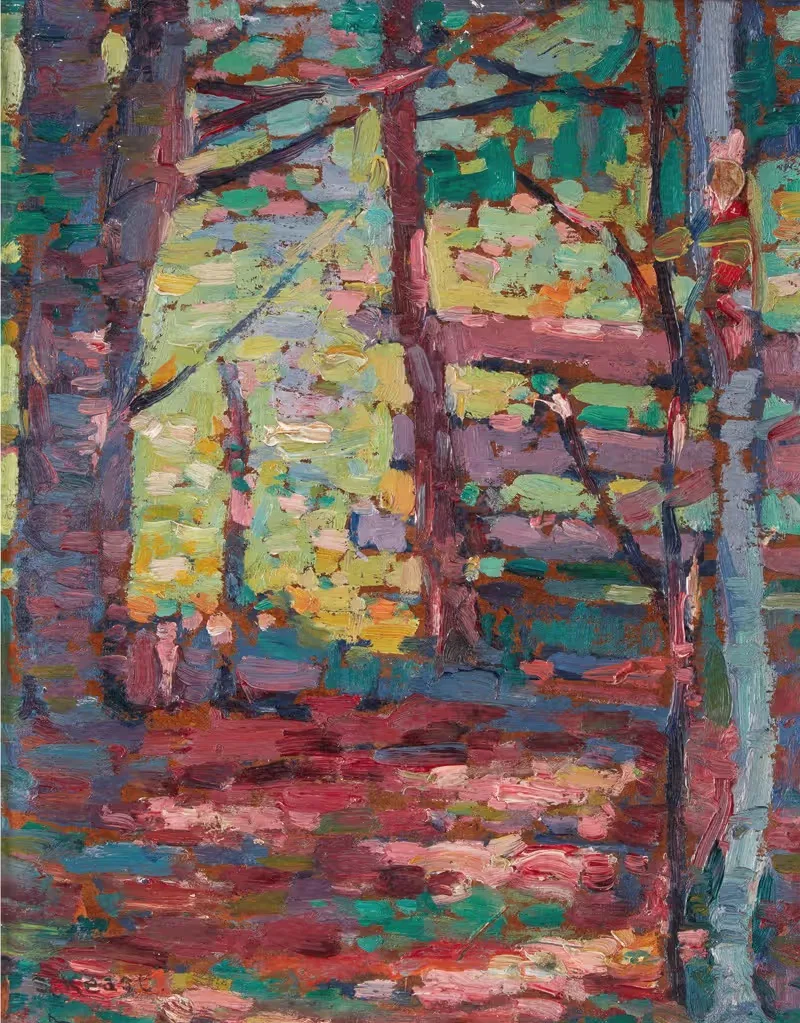 В лесу by Сузетта Инлоэс Шульц Кист, 1916-1917 — digital art print download