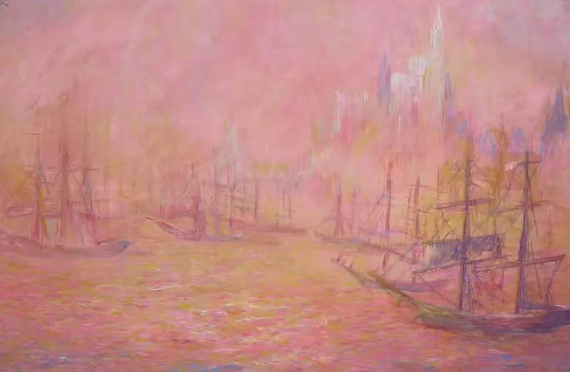 Порт Нью-Йорка by Теодор Эрл Батлер, 1917 — digital art print download