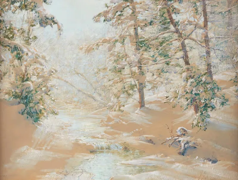 In the Glen by Walter Launt Palmer — digital art print download