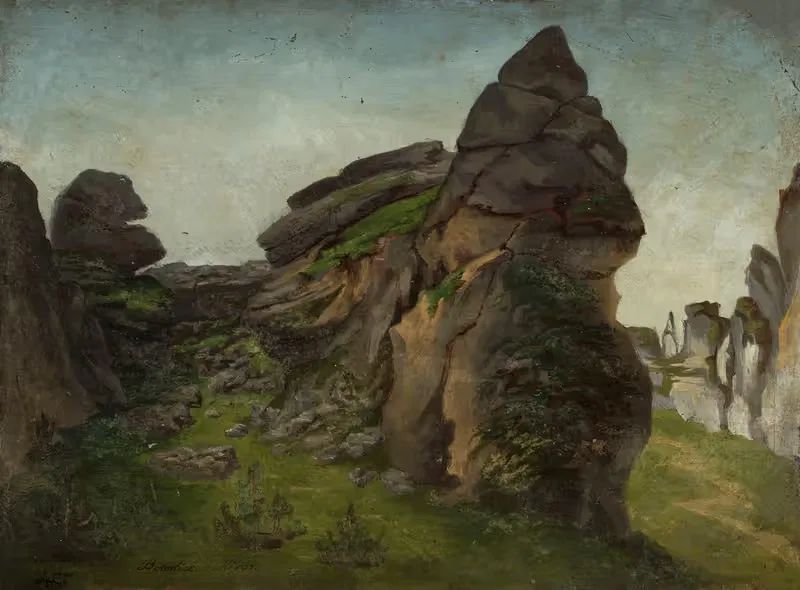 Пейзаж – Боболицы и Миров by Адриан Глебоцкий, 1866 — digital art print download