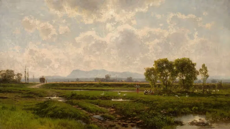 Пейзаж из Южного Тироля by Александр Свешевский, 1883 — digital art print download