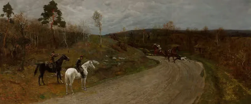 Эпизод из восстания 1863 года by Антоний Пиотровский, 1880 — digital art print download