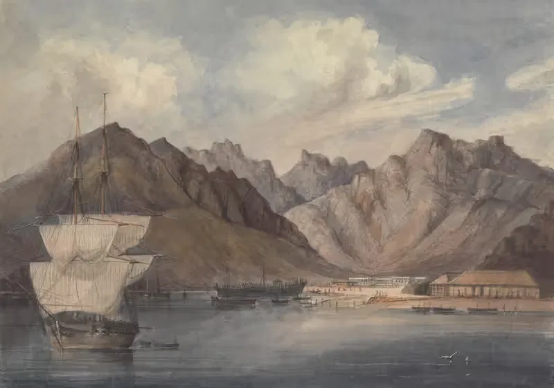 Средиземноморский порт by Чарльз Дайс, 1848 — digital art print download