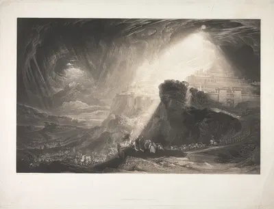 Joshua Commanding the Sun to Stand Still by Джон Мартин, 1827 — digital art print download
