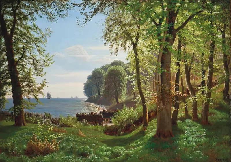 A hidden woodland cove — Eiler Rasmussen Eilersen