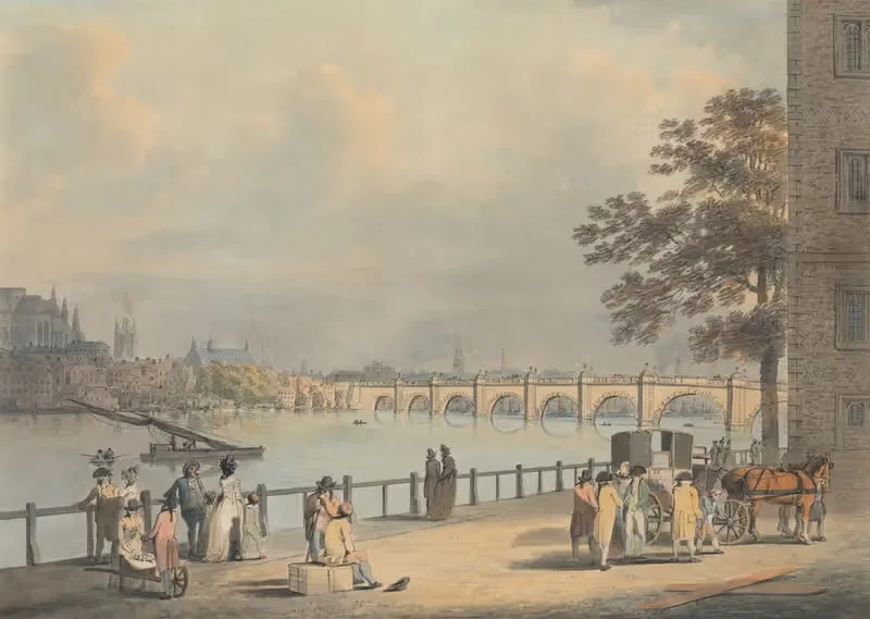 Westminster from the South Bank — Francis Nicholson