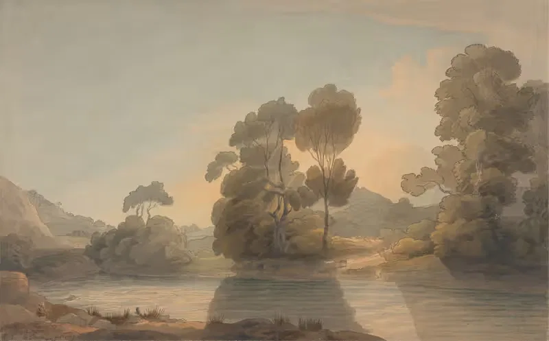 On the Dee by Francis Towne — digital art print download