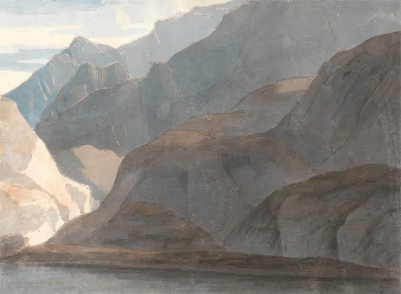 On the Lake of Como — Francis Towne