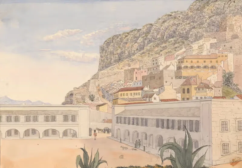 Officer's Quarters and Casemate Barracks, Gibraltar — George Lothian Hall