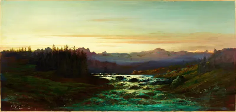 Paysage de Montagnes (Mountain Landscape) — Gustave Doré