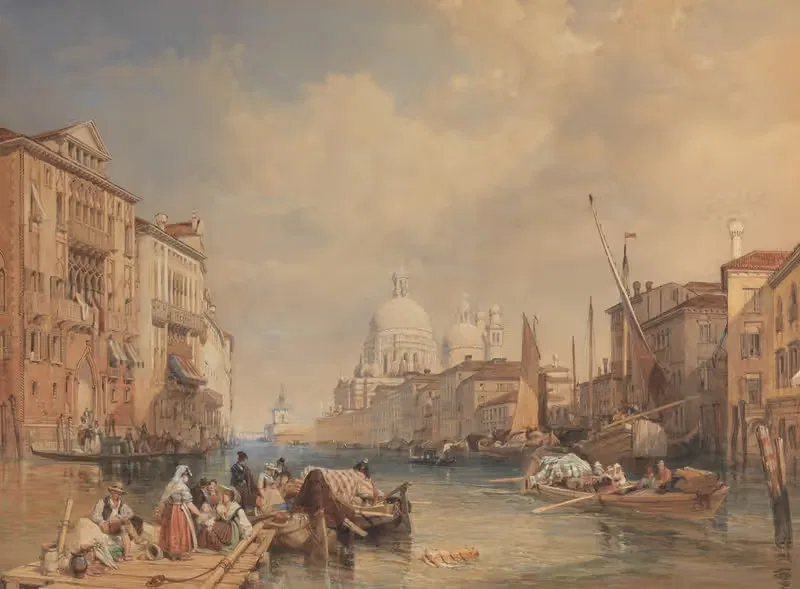 The Grand Canal, Venice — James Duffield Harding