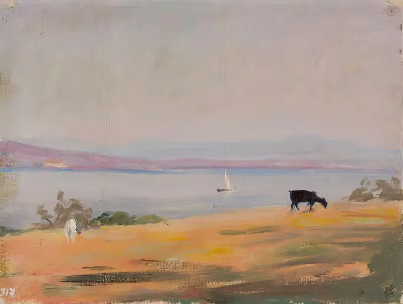 Seaside. From the journey to Constantinople — Jan Ciągliński