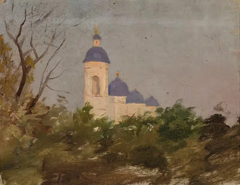 Study of an Orthodox church — Jan Ciągliński