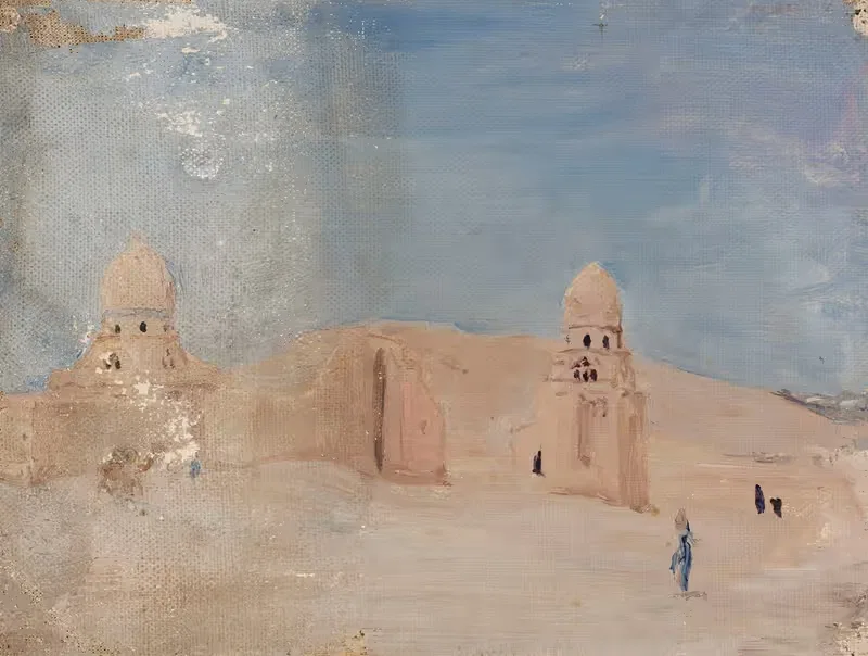 Temple. From the journey to Egypt 4 — Jan Ciągliński