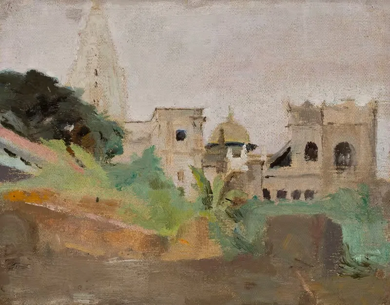 Temple. From the journey to India — Jan Ciągliński