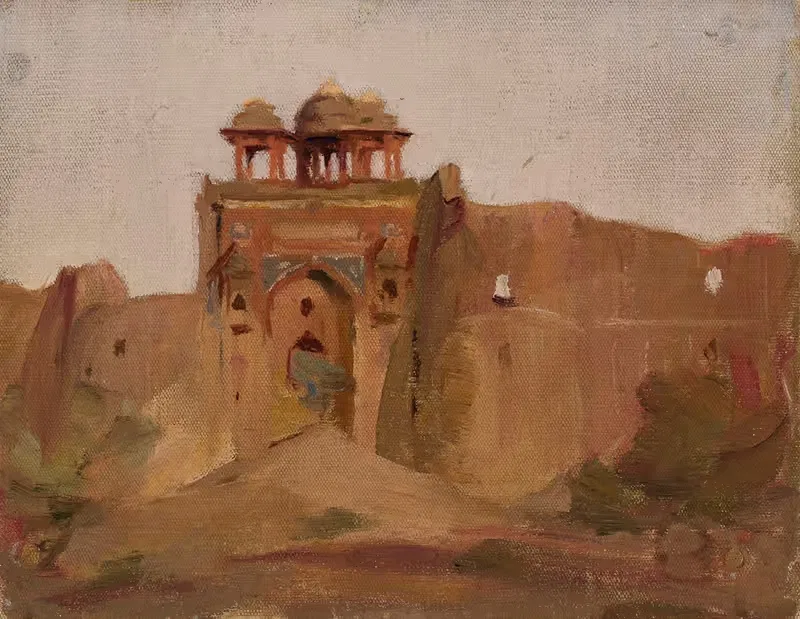 Temple. From the journey to India — Jan Ciągliński