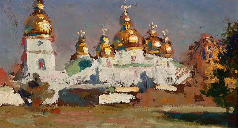 St. Michael’s Church in Kiev — Jan Stanisławski