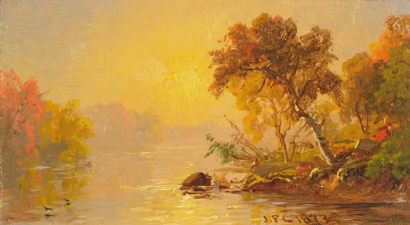 Пейзаж by Джаспер Фрэнсис Кропси, 1873 — digital art print download