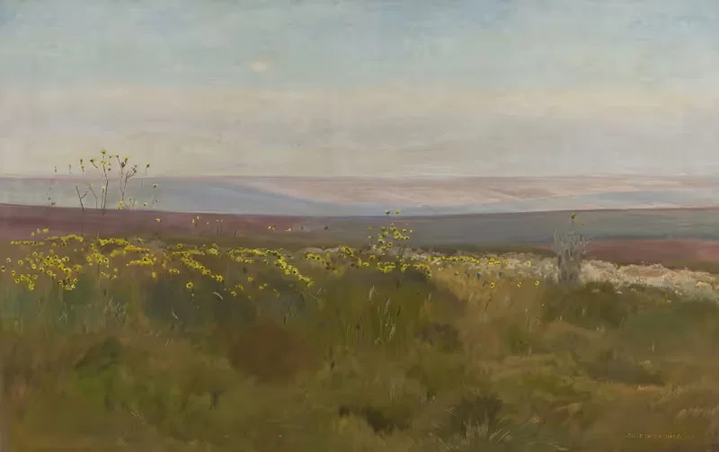 Пейзаж из Подолии by Йозеф Хелмоньский, 1910 — digital art print download