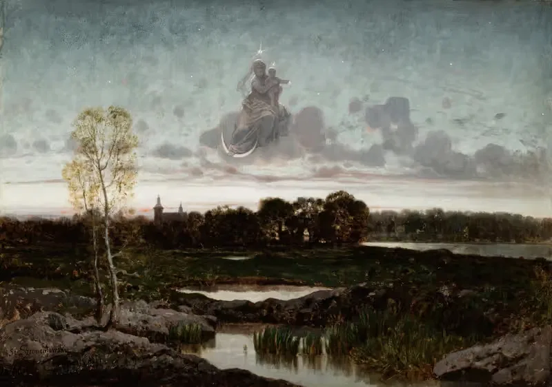 Утренняя звезда by Йозеф Сзерментовский, 1874 — digital art print download