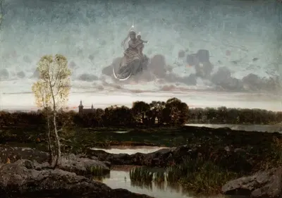 Утренняя звезда by Йозеф Сзерментовский, 1874 — digital art print download