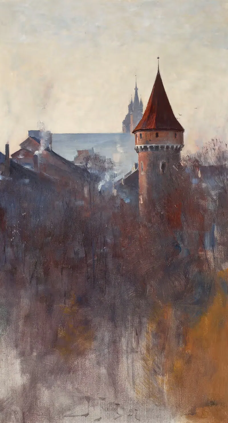 Краков утром — Юлиан Фалат