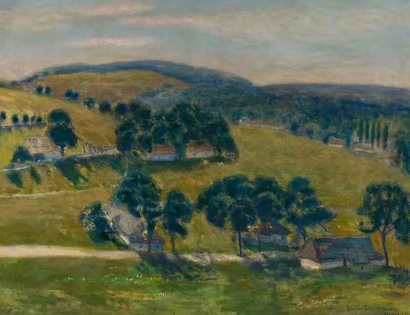 Landscape from Tyniec by Stefan Filipkiewicz, 1910 — digital art print download