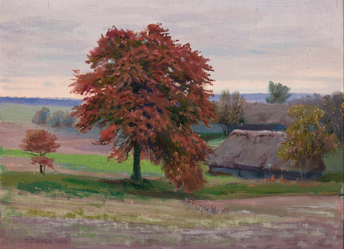 Дикая груша by Теодор Зиомек, 1912 — digital art print download