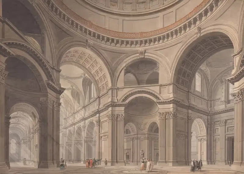 Interior of St. Paul's Cathedral — Thomas Malton the Younger