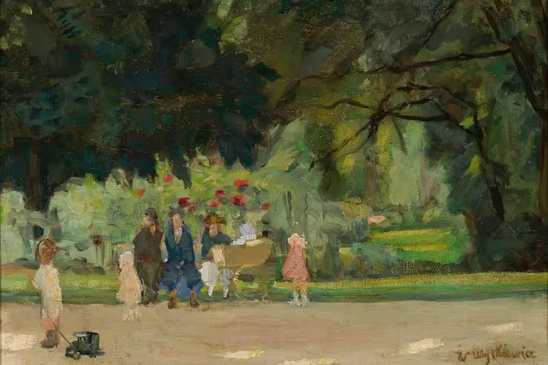 Planty Park in Kraków — Witold Wojtkiewicz