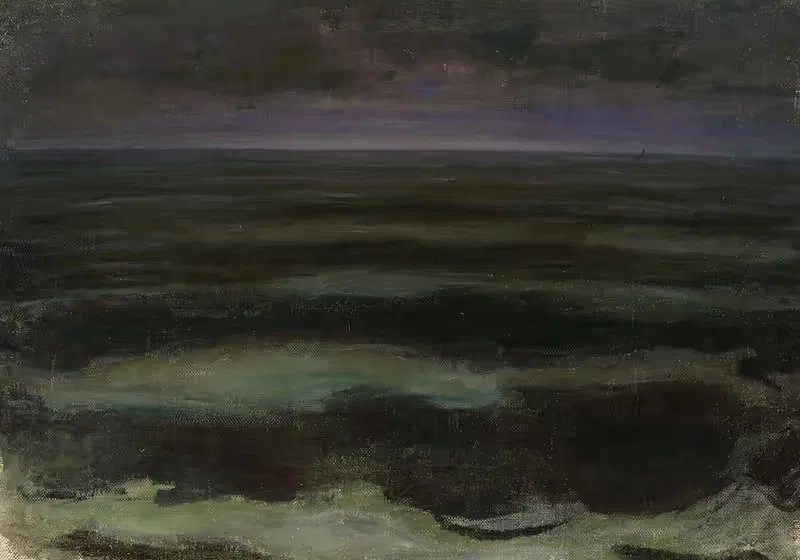 Море ночью by Владислав Слевиньский — digital art print download