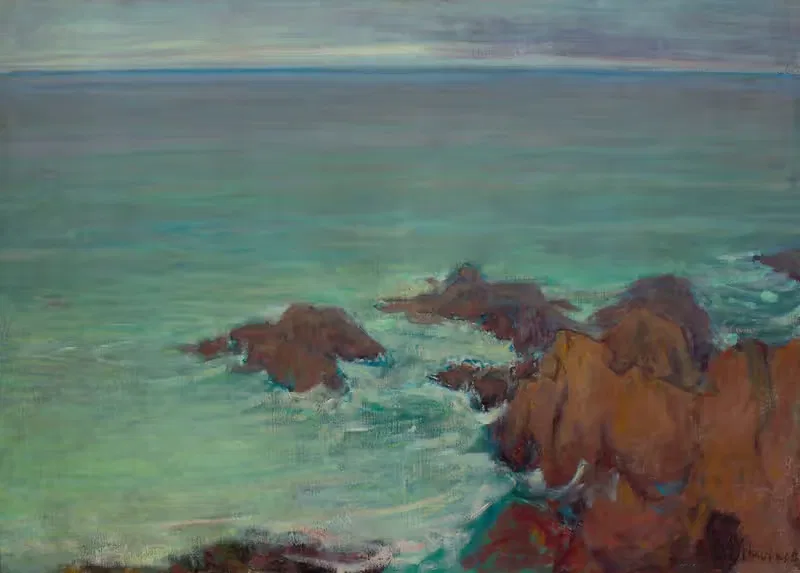 Море в Бретани by Владислав Слевиньский, 1905 — digital art print download