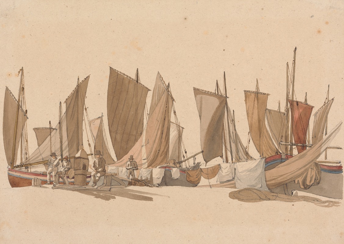 Fishing Smacks by Joseph Powell — digital art print download