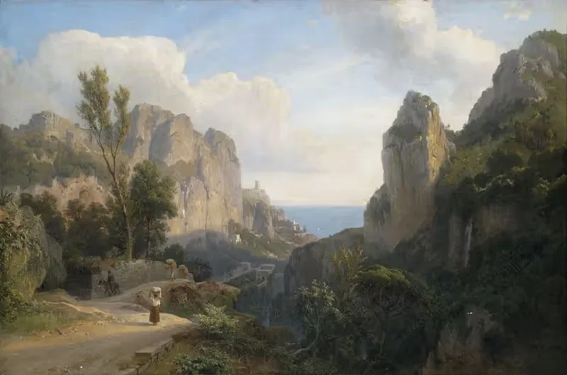 Das Mühlental bei Amalfi — Carl Maria Nicolaus Hummel