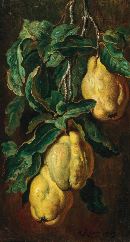Quinces by Ludwig Adam Kunz — digital art print download