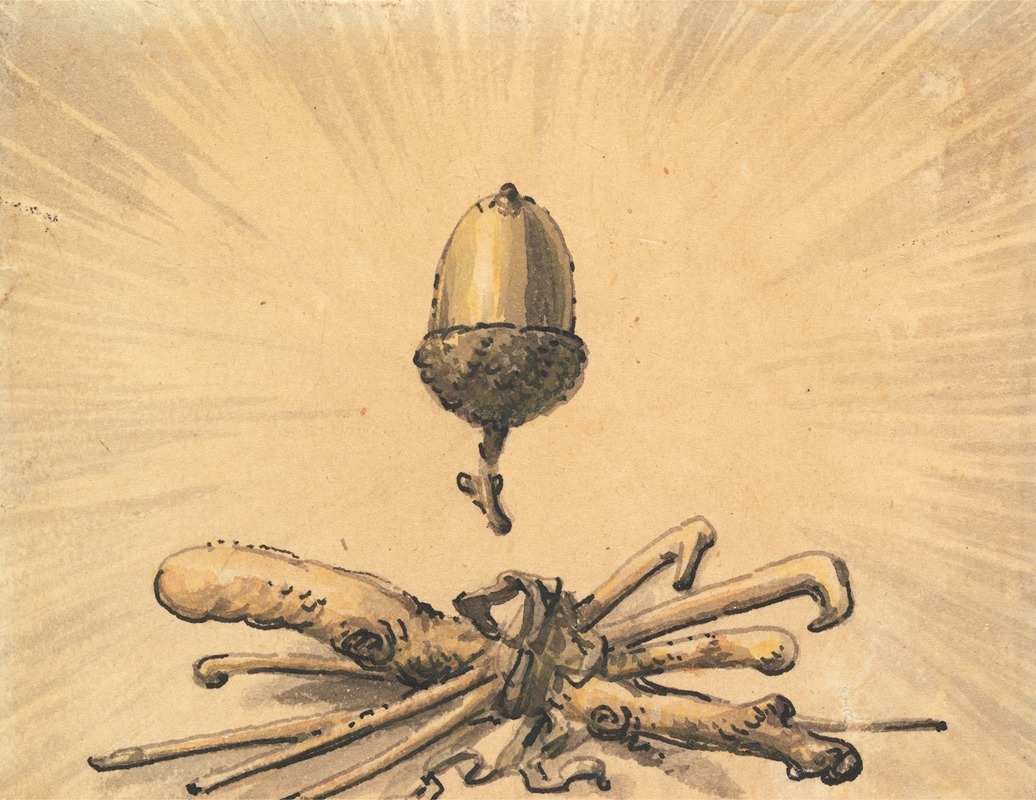 Acorn Strength by Юлий Цезарь Иббетсон — digital art print download