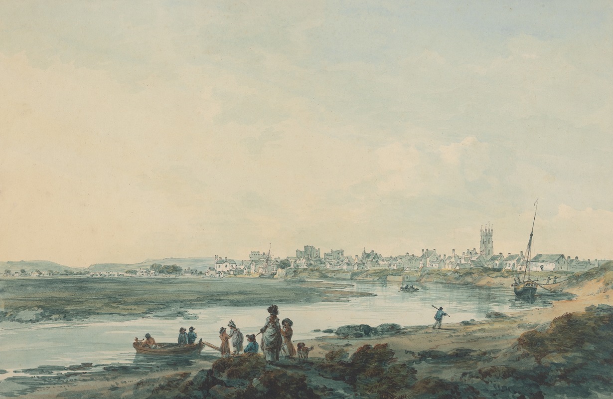 Cardiff from the South by Юлий Цезарь Иббетсон — digital art print download