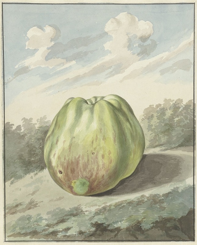 Appel in een landschap by Pieter Gevers, 1700 - 1800 — digital art print download