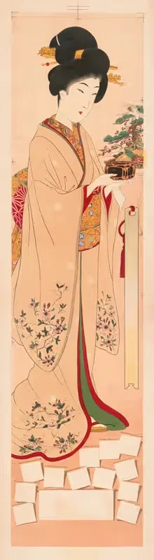 Japanese queen by Anonymous, 1904 — digital art print download
