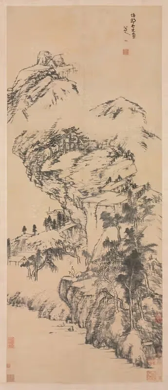 Landscape after Guo Zhongshu — Bada Shanren