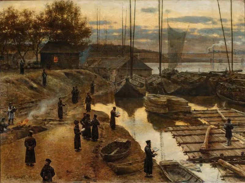 Feast of Trumpets I — Aleksander Gierymski