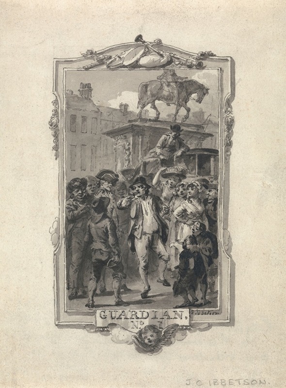 Title page for 'The Guardian' by Юлий Цезарь Иббетсон — digital art print download
